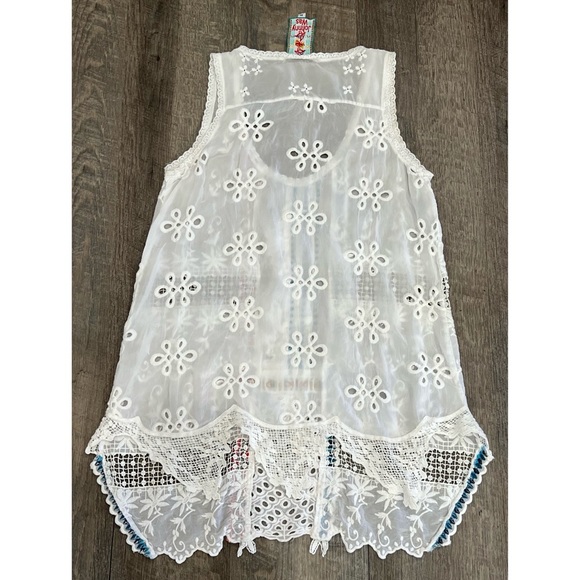 Johnny Was Embroidered Biya Tunic Tank Size XS - Picture 2 of 4